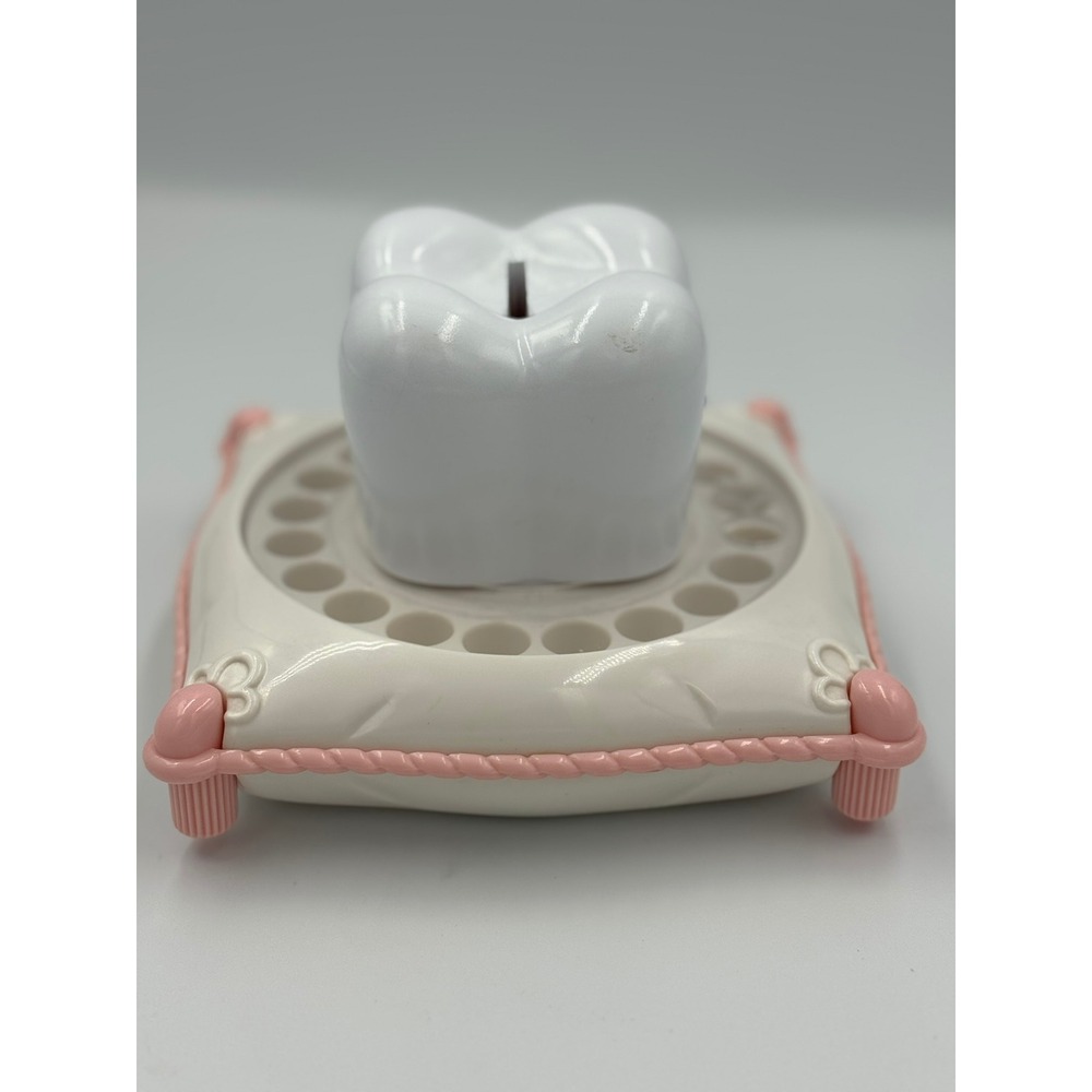 Baby Tooth Keepsake Box and Coin Bank Molar Tooth Pillow Decor